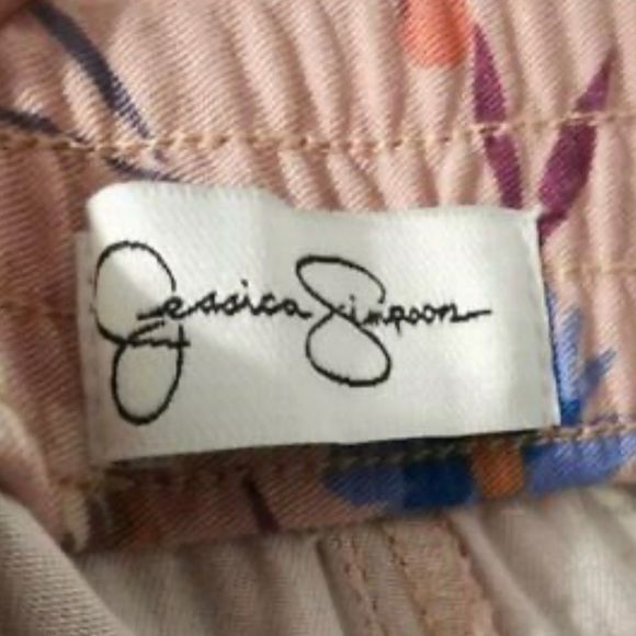 Jessica Simpson Floral Ankle Pant Small - Picture 4 of 7
